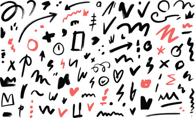 Doodle art seamless pattern for graphic design