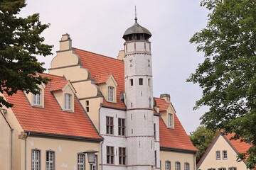 Fototapeta premium Blick in die Altstadt von Xanten am Niederrhein 
