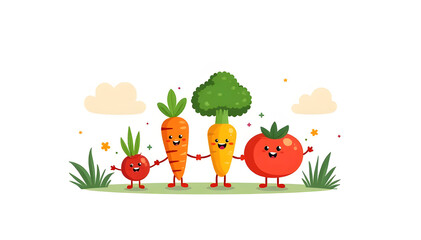 World vegetarian day background. Happy world vegetarian day celebration. October 1. World vegan day background. Vector illustration. Poster, Banner, Flyer, Greeting Card, Post, Template. vegetables.