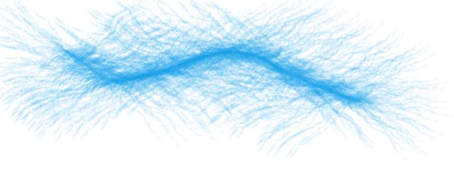 Abstract Blue Digital Art Graphic Design Pattern on Black Background