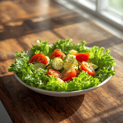 fresh vegetable salad