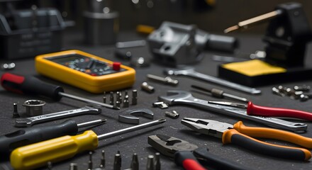 Set of tools, used for electrical work and general repairs