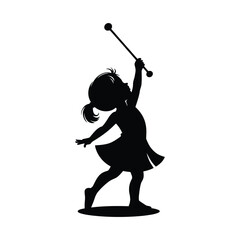 golf player silhouette vector