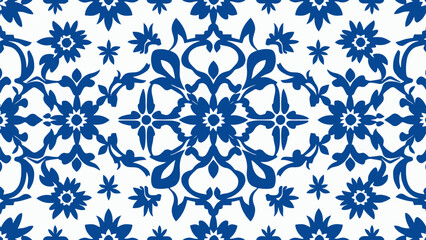 Vector damask seamless pattern background. Classical luxury old fashioned damask ornament, royal victorian seamless texture for wallpapers