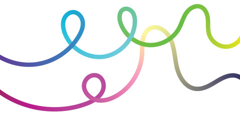 Vibrant, flowing abstract lines with bright gradient colors create a modern, dynamic background perfect for creative projects and eye catching presentations