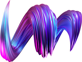 Gradient spiral abstract blue wave PNG