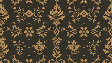 seamless Vintage damask pattern