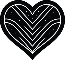 Abstract geometric pattern of intersecting lines and circles creating depth isolated on transparent background