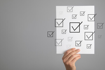 Checkbox. Your Choice. Business concept