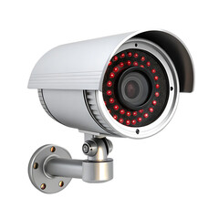 Modern outdoor security camera with infrared night vision technology