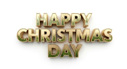 Festive Message Season Greetings Decorative Letters Gold Celebration Joyful Text Holiday Concept Ornamental Design Elegant Happy Day Isolated