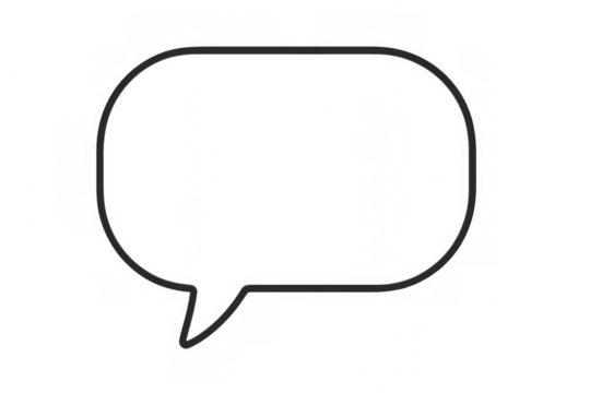 Speech bubble icon in comic pop art style. Blank white dialog box for text. Concept of interaction and messaging