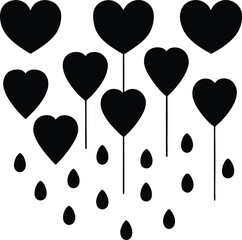 Abstract futuristic neon geometric shape abstract background design elements isolated on transparent background