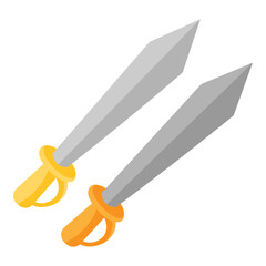 Set of medieval style swords