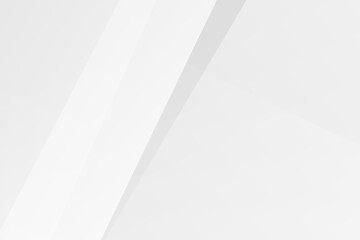 Minimal white and grey geometric background with polygons and gradients, vector EPS 10.