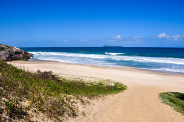 beautiful beach and tropical sea, photo as a background