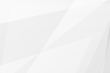 Obraz premium Minimal white and grey geometric background with polygons and gradients, vector EPS 10.