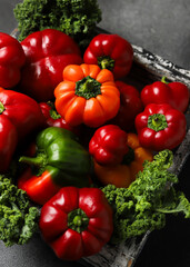 Close-Up of Fresh Bell Peppers