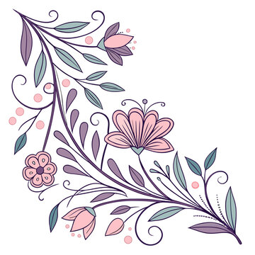 floral background with flowers hunch vector editable graphic resources 