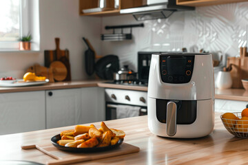 Air fryer in modern kitchen