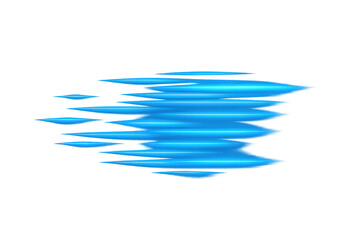 Obraz premium Blue abstract light streaks creating a dynamic speed motion effect. Energy flowing lines with a transparent background