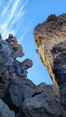 rocks in the Teide