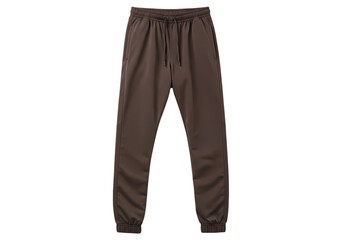 Stylish brown joggers for athletic lifestyle design