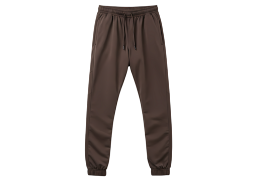 Stylish brown joggers for athletic lifestyle design