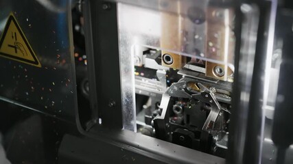 Capturing an industrial wire crimp process involving the assembly of car electric cables