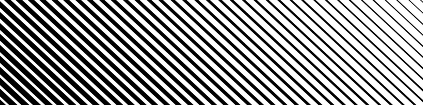 Slash line background with diagonal lines black color vector. Halftone gradation texture