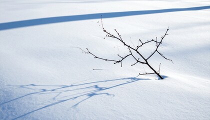 Shadow of bare branch