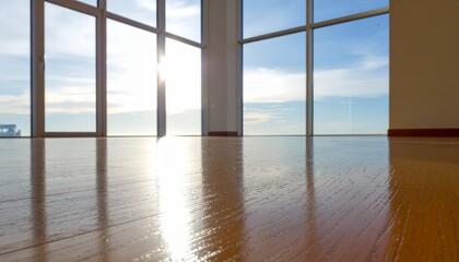 Fototapeta premium Window light on floor