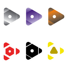 Modern Triangle Logo Set  Abstract & Nature Inspired Variants [Converted] [Recovered].ai
