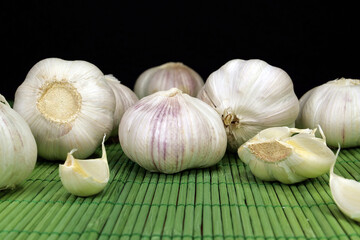 Garlic - very healthy product with many beneficial properties for health