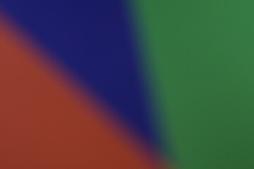 Una toma de cerca de un fondo abstracto de varios colores con un degradado ligero desenfocado
