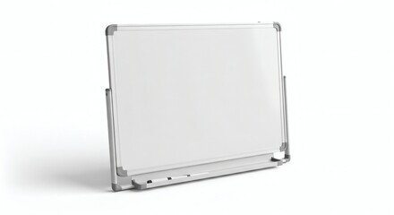 Whiteboard Isolated Blank Presentation Board for Education, Office