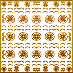 vector seamless pattern with circles, arc