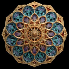 Mandala. Popular geometric composition. India. Indian flag. East. For designers, marketers, IT professionals. Popular image, illustration.