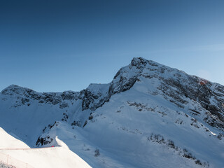 Winter mountain landscape