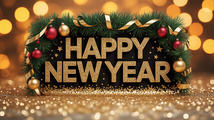 happy new year sign