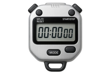 Digital stopwatch measuring time for sport competition