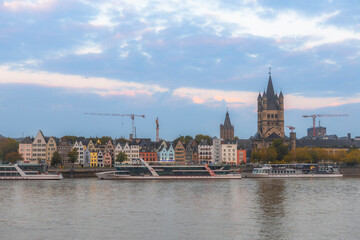 Morning View of Cologne Old City