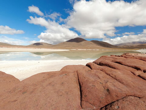 Piedras Rojas, in the Atacama Desert. Piedras Rojas, no Deserto do Atacama.