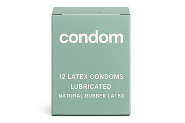 Condom box for sexual health and protection