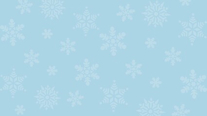 light blue christmas wrapping paper background with snowflakes
