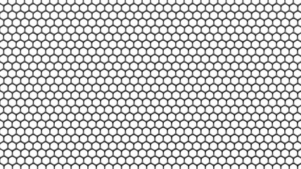 Black steel grille mesh on transparent background © bht2000