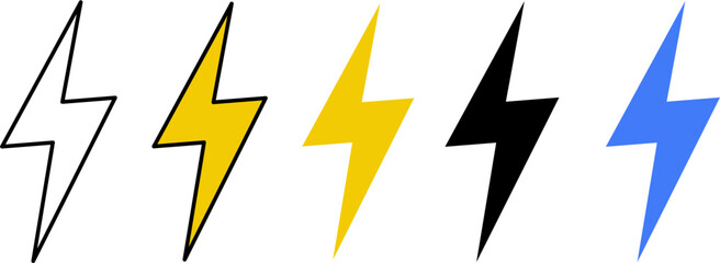 lightning bolt set