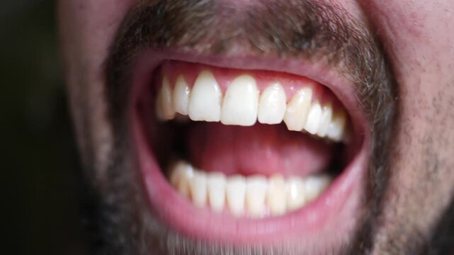 Hilarious Viral Video Teeth Nom Nom Hungry Concept
