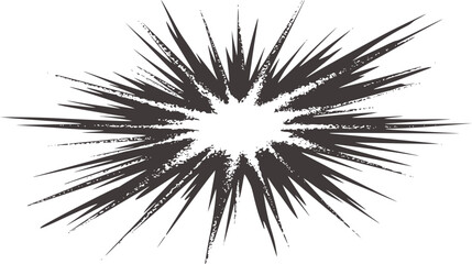 Sharp grey starburst explosion effect abstract