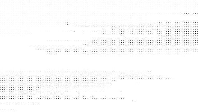 Feathered dotted bands dissolving into light, airy grayscale drift with plenty of copy space, minimalist tech tone, adaptable for headers and reports, subtle motion, polished structure,